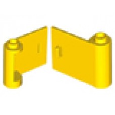 Part 92263 Yellow Door 1 x 3 x 2 Right - Open Between Top and Bottom Hinge (New Type) 